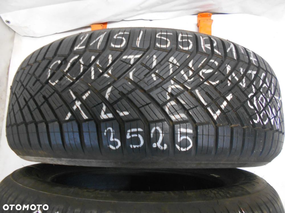 OPONY  215/55R17 CONTINENTAL ALLSEASON CONTACT 2 EV XL DOT 3525 /  4324 7.4MM - 2