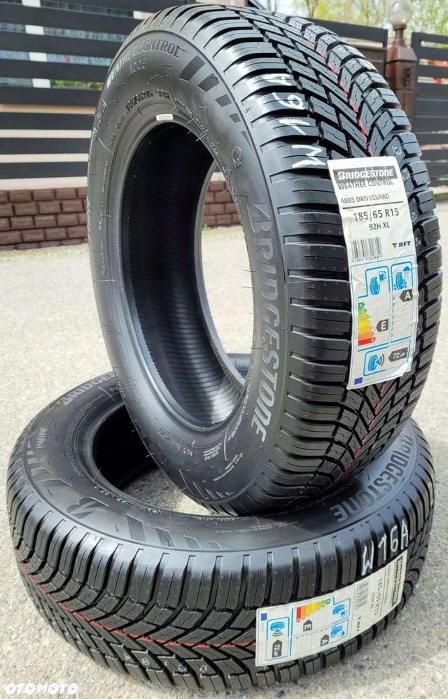 2x Bridgestone WeatherControl A005 185/65R15 92H W16A - 3