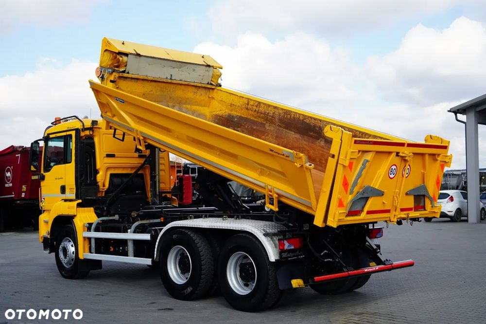 MAN TGS 33.440 / 6X4 / 2 STRONNA WYWROTKA / HYDROBURTA / BORDMATIC / AUTOMAT / EURO 6 - 4
