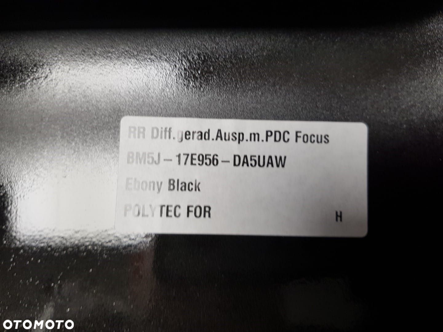 NOWY ORYGINALNY SPOILER DOKŁADKA ZDERZAKA TYLNEGO TYŁ FORD FOCUS KOMBI ST-LINE MK3 3 EBONY BLACK - 6