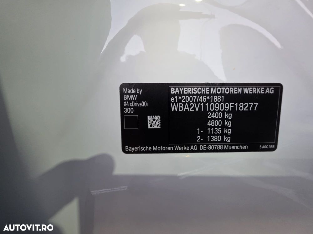 BMW X4 xDrive30i AT M Sport - 31