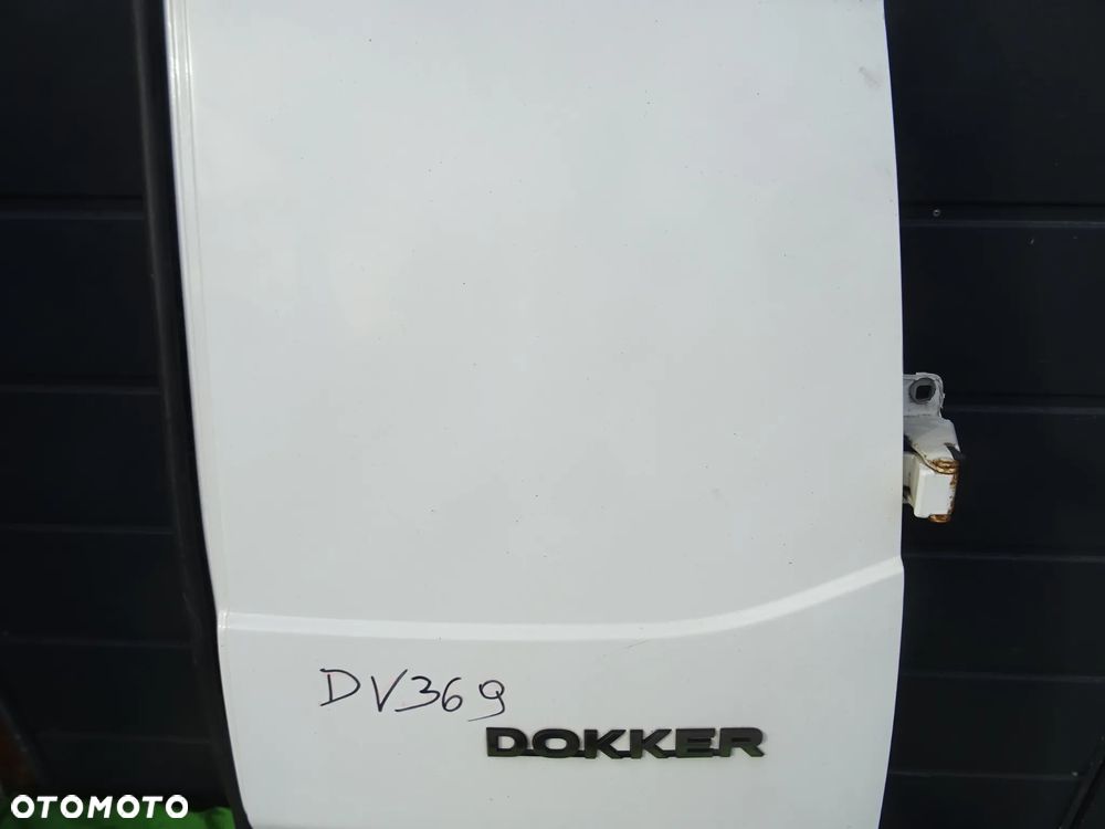 DACIA DOKKER LODGY DRZWI PRAWE TYL TYLNE DV369 BIALE STAN BDB ORYGINAL CENA Z DOSTAWA CZESCI ROZNE - 7