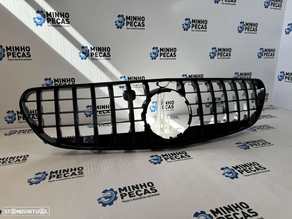 Grelha Frontal Mercedes Class S (W217) GTR Panamericana Preto Brilho - 3