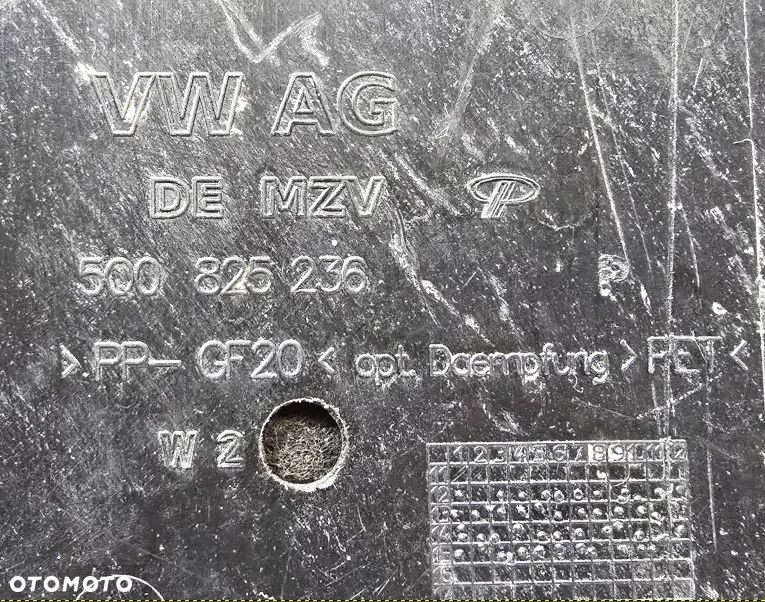 osłona silnika dół dolna vw tiguan orginał 500825236 - 3