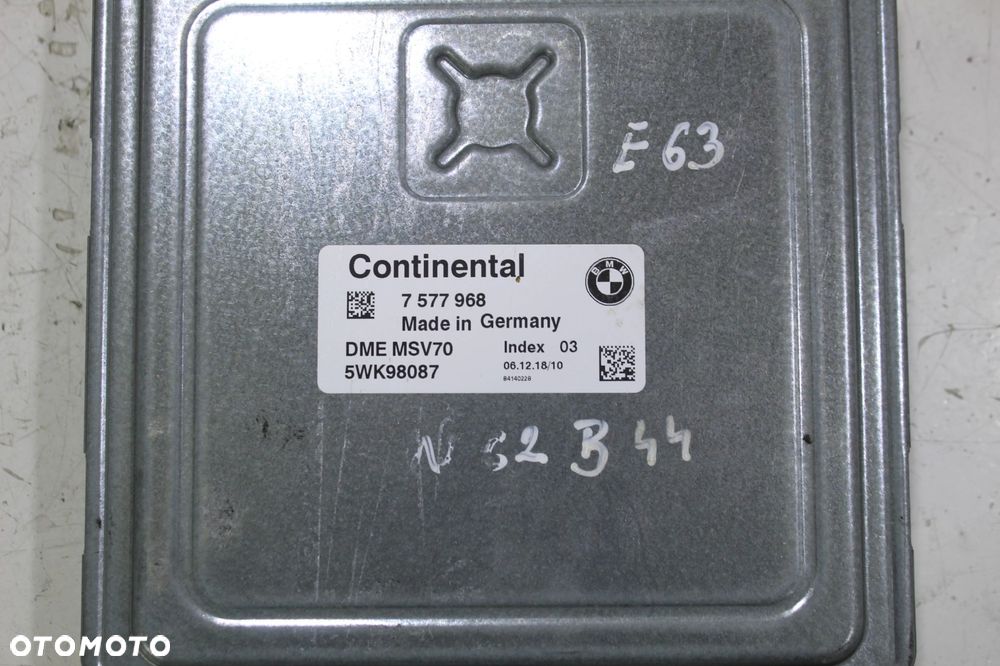 ZESTAW STARTOWY CAS BMW E63 E64 N52B30 3.0B 7577968 - 3