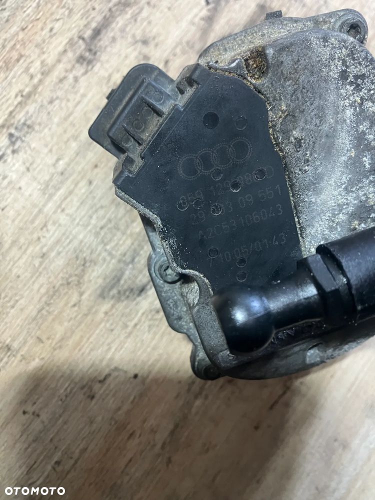 KOLEKTOR DOLOTOWY SSĄCY AUDI A6 C6 2.7TDI 3.0TDI BPP PRAWY LEWY KLAPKI NASTAWNIK 059145762B 059129711AF - 10
