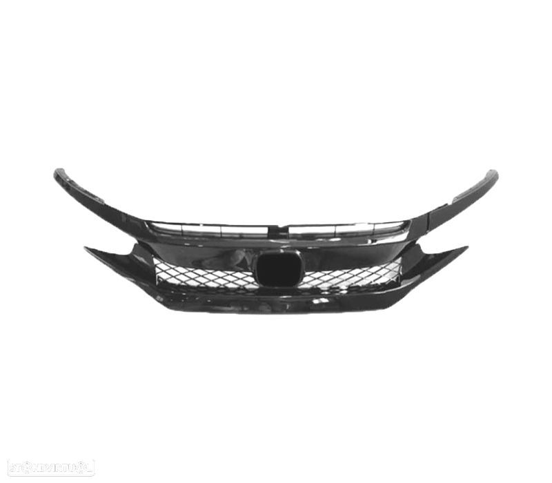 GRELHA HONDA CIVIC TYPE R 16-20 PRETO - 2
