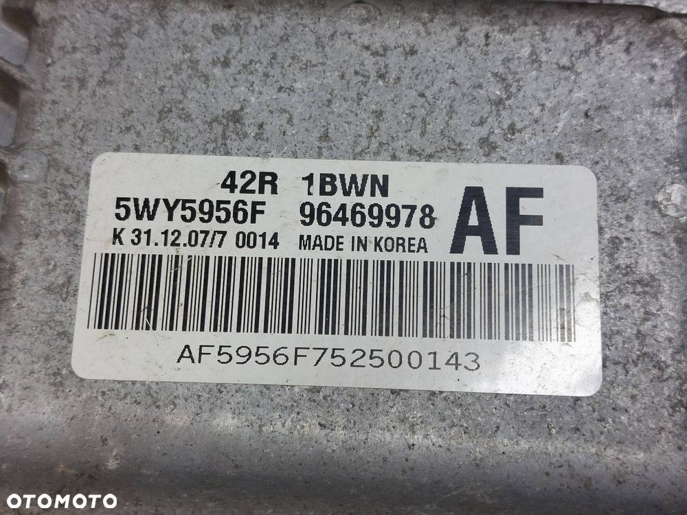 ZESTAW STARTOWY CHEVROLET AVEO II 1.2 16V 96469978AF 96839254 96814465 - 2