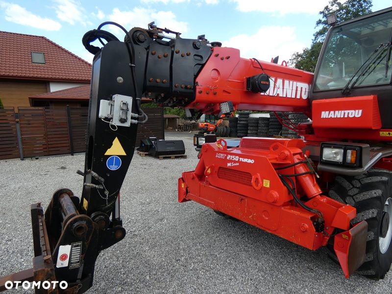 Manitou MRT2150 ROTO / Sprowadzona / Pilot , wciągarka, łyżka + widły / - 30