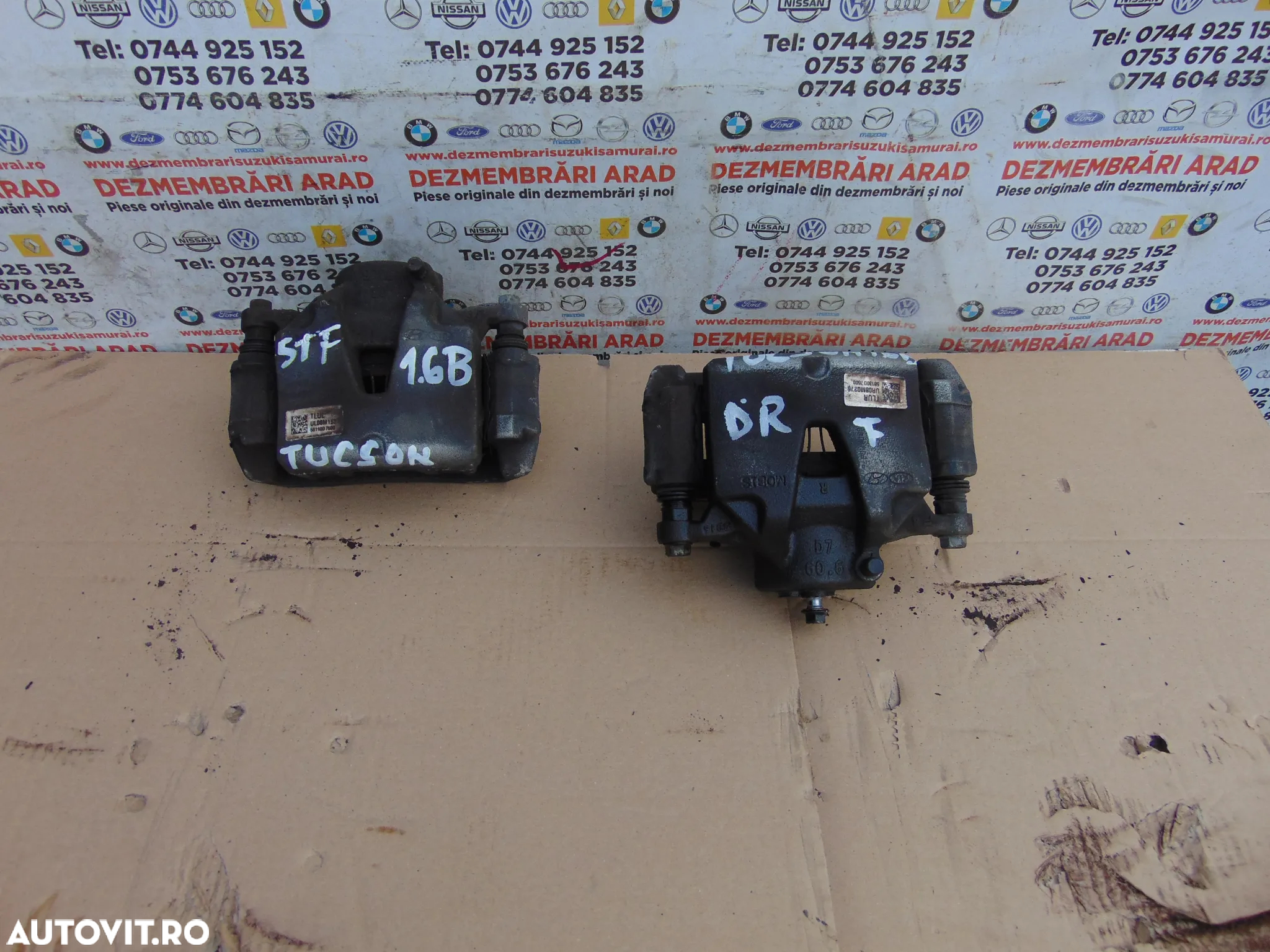 Etrieri fata Hyundai Tucson 2014-2020 etrier fata sttanga dreapta Kia Sportage Tucson 3 - 5