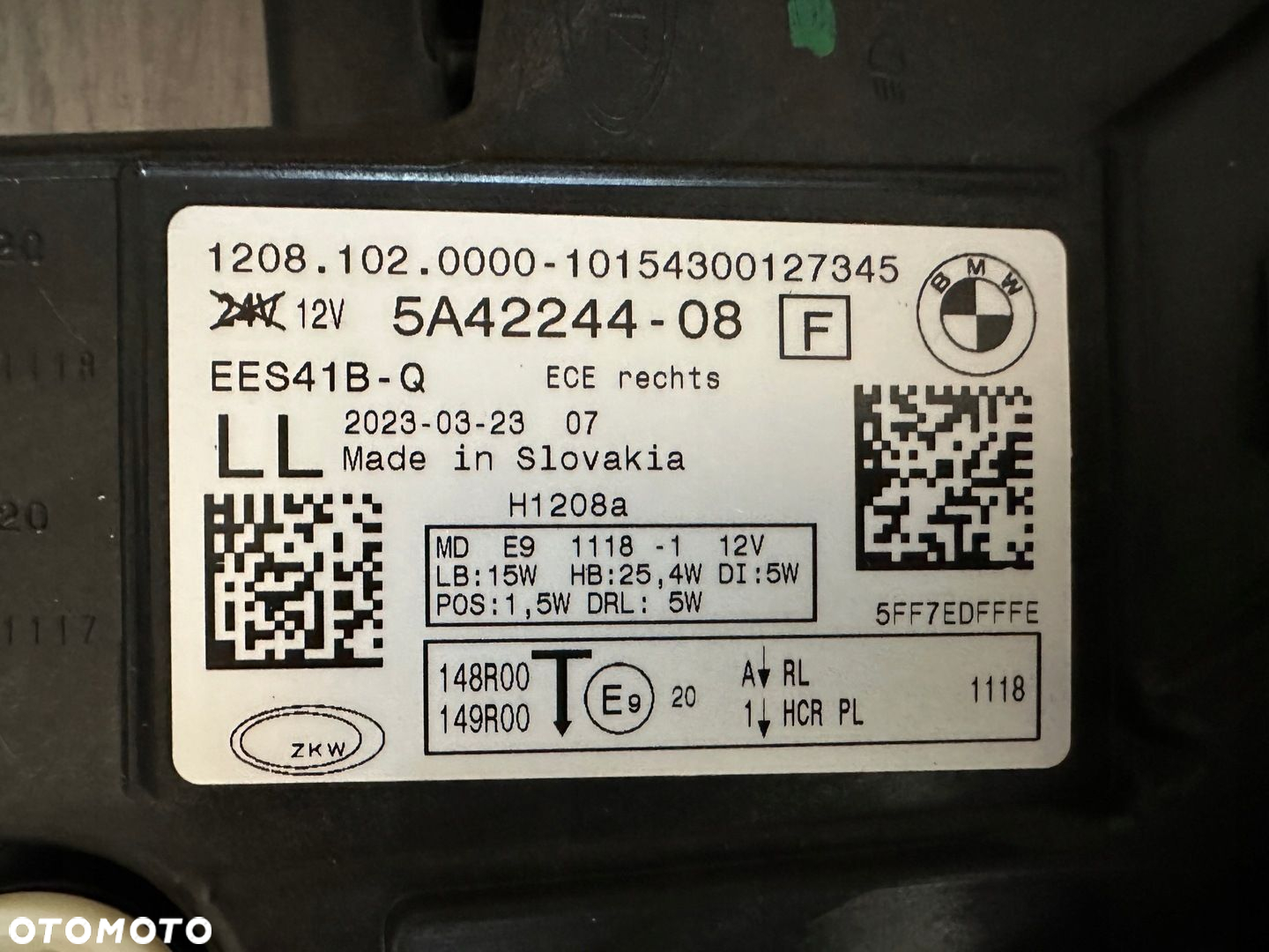 BMW 2 U06 active tourer II 2021- lampa full led kompletna lewa prawa ideal - 8