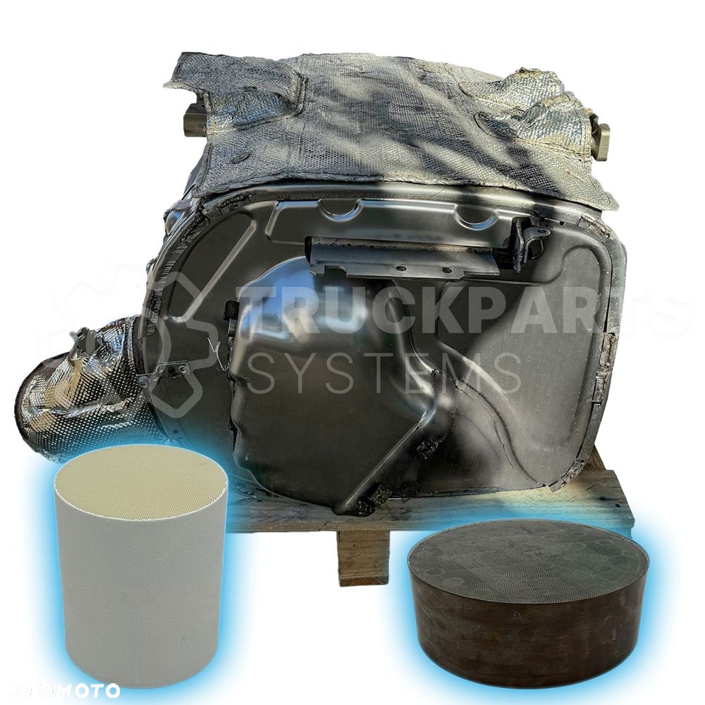 KATALIZATOR Z NOWYMI FILTRAMI SCR i DOC, DAF 106 POLIFT EURO 6, LOWDECK, MEGA, 2046695, 2188250, 2232844 - 1