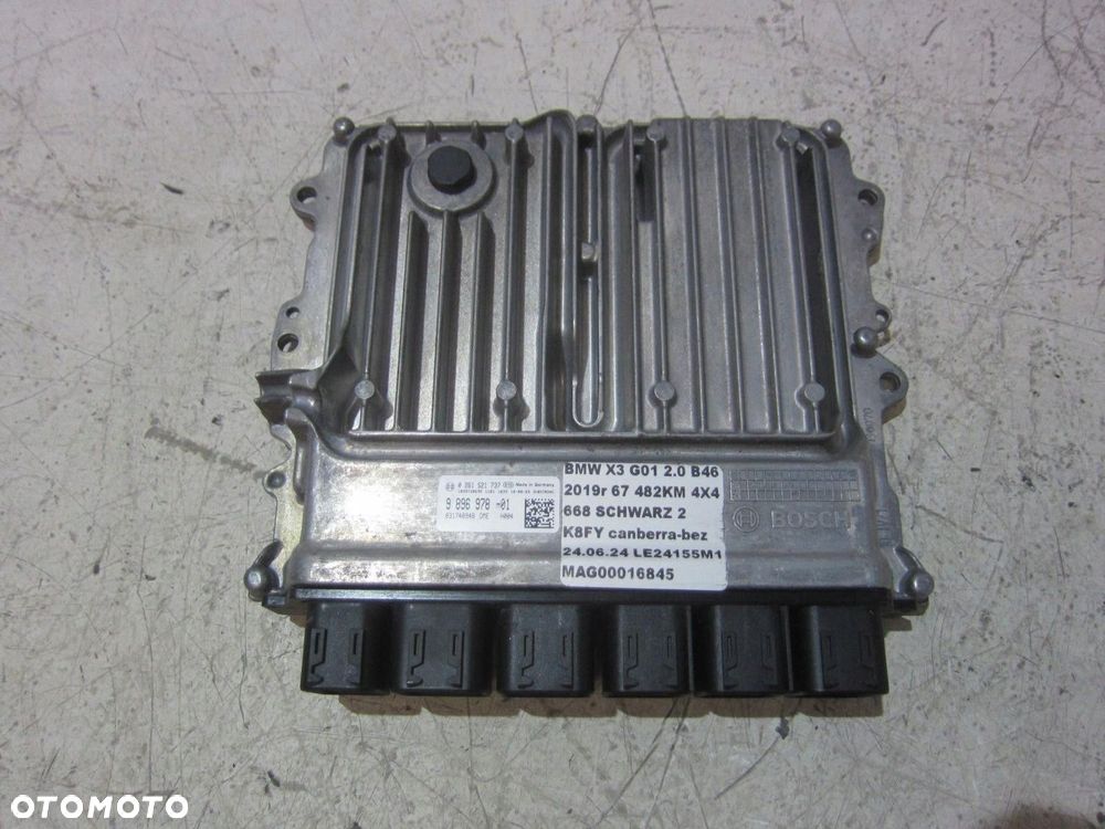 BMW X3 G01 B46 KOMPUTER STEROWNIK SILNIKA MODUŁ 8744139 12148678938 9896978 - 2