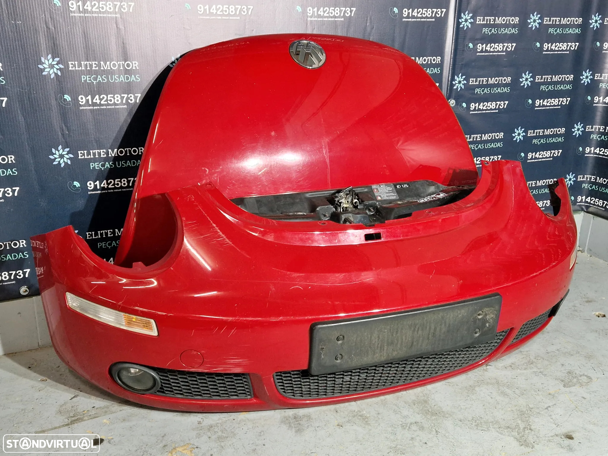 Frente completa usada VW BEETLE FACELIFT capot parachoques guardalamas oticas - 5