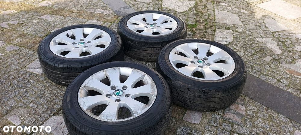KOŁA FELGI SKODA VW AUDI 5X112 205/55 R16 ET45 - 2