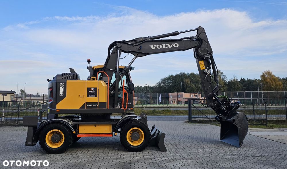 Volvo EWR 150E  ( EW160E ) głowica obrotowa Rototilt Steelwrist  szczypce pług + podpory - 6