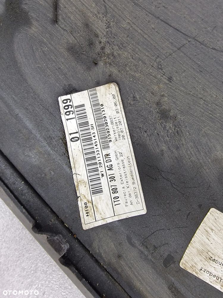 VW TOURAN II 1T0 10- DYFUZOR / SPOJLER ZDERZAKA TYLNEGO TYLNIEGO TYŁ , NR 1T0807521H/J , NR AUKCJI DT176 - 17