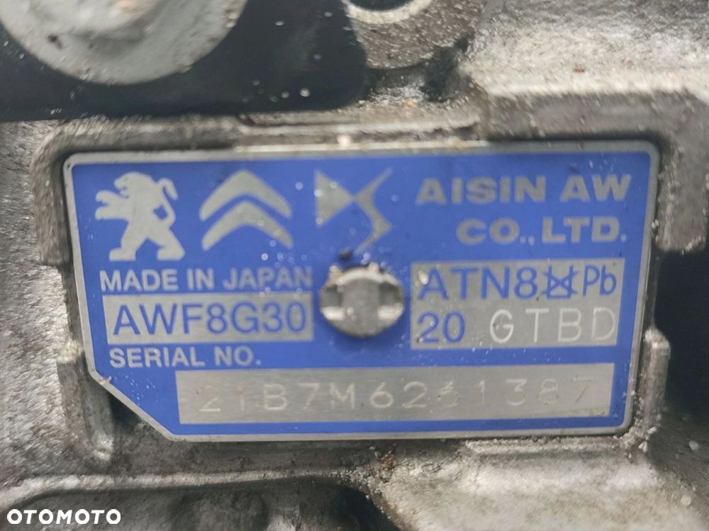 SKRZYNIA BIEGÓW AUTOMAT CITROEN C4 III (2020-2024) 1.2 THP 130KM 20GTBD - 4