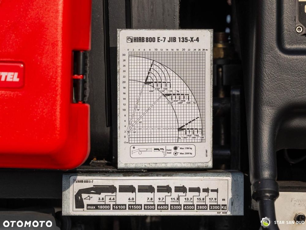 Iveco TRAKKER 450 8x8 HIAB 800E-7 FLy Jib Wciągarka HDS Żuraw - 22