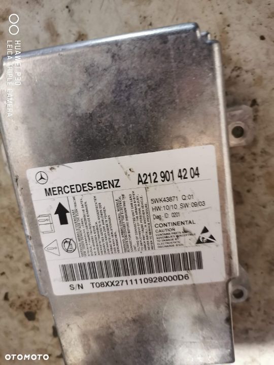 DESKA ROZDZIELCZA konsola kokpit pulpit poduszki airbag pasy KOMPLET ORYGINALNY mercedes eklasa w212  GDYNIA - 9