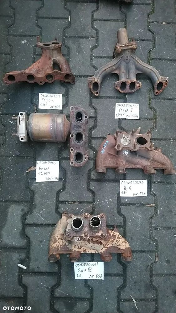 W-wa VW VOLKSWAGEN AUDI KOLEKTOR WYDECHOWY - 6