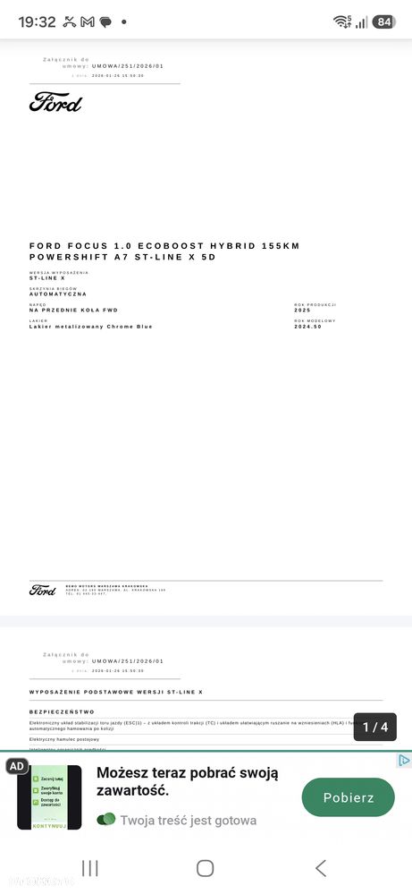 Ford Focus 1.0 EcoBoost mHEV ST-Line Design - 8