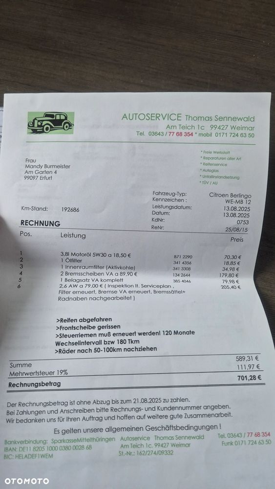 Citroën Berlingo Multispace e-HDi 90 FAP Selection - 37