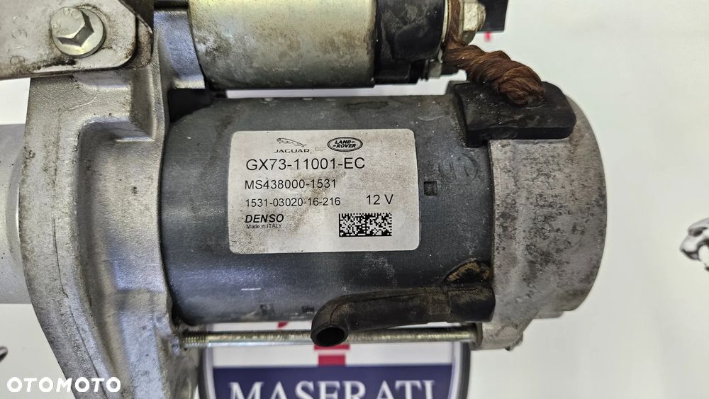Jaguar XJ 351 LIFT 2015-2019 3.0 SC 340 KM RWD 306PS rozrusznik GX73-11001-EC Denso - 3
