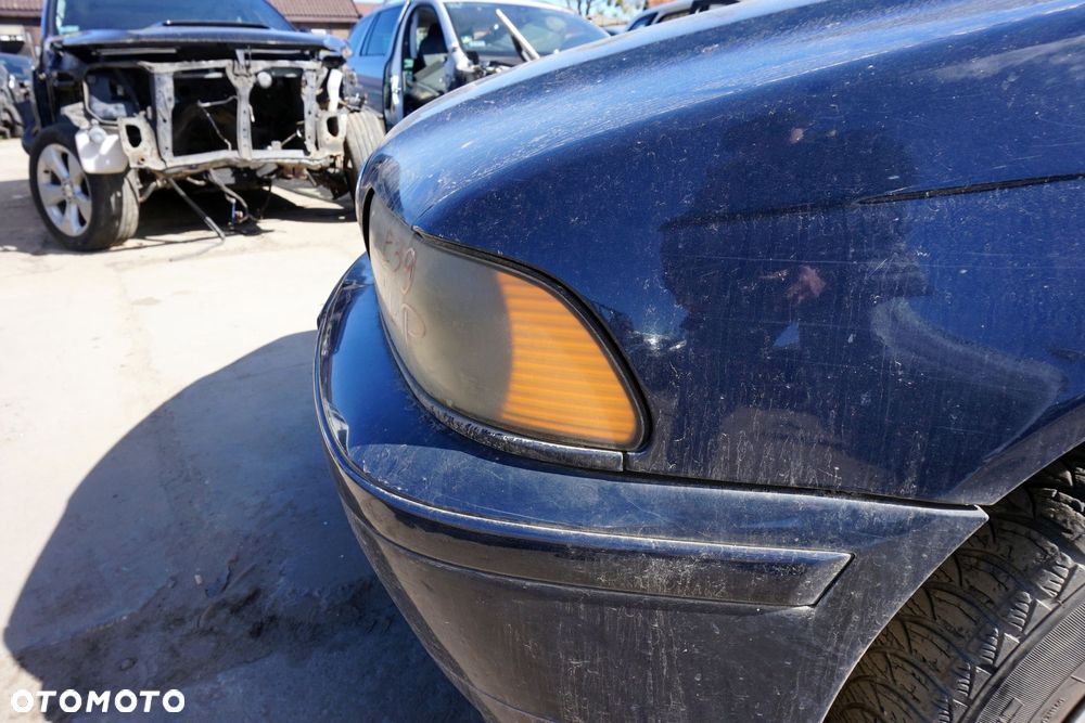 MASKA ZDERZAK BŁOTNIKI LAMPY 5 E39 263  BMW 1995-2000 GRANATOWY PRZÓD KOMPLETNY - 28