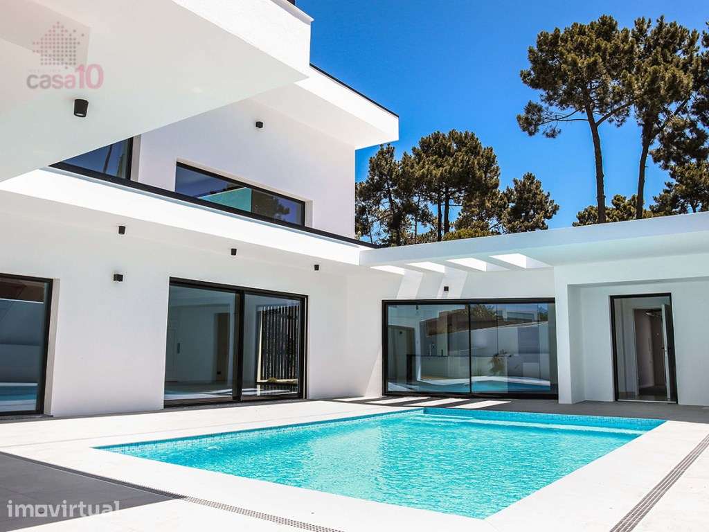 Fantástica Moradia V4 nova com piscina para venda na Verdizela - Grande imagem: 2/41