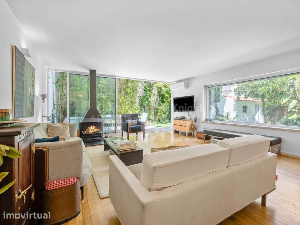 Moradia T4 Triplex na Lapa, Lisboa, com jardim privativo e garagem - Grande imagem: 4/15
