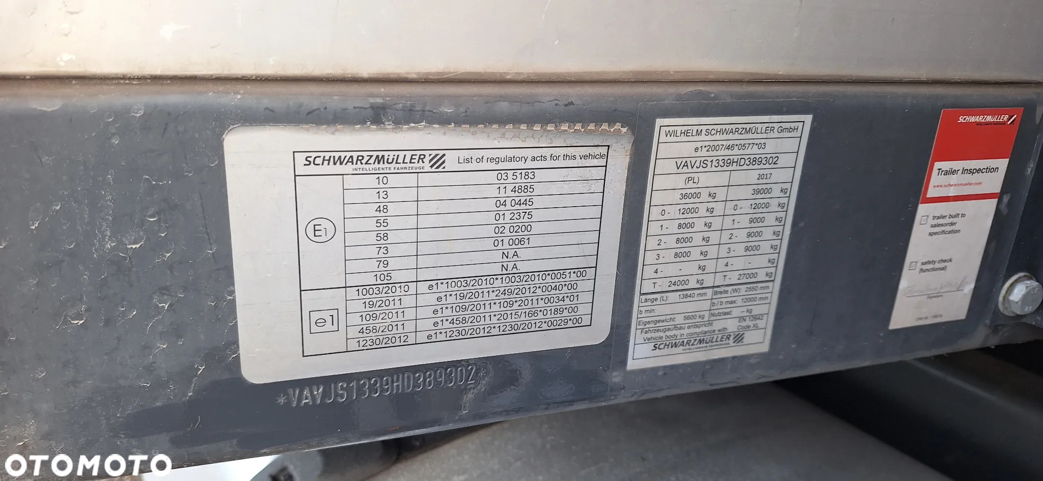 Schwarzmuller S1 J-Serie light lekka 5600 kg paleciara 2 osie podnoszone - 11
