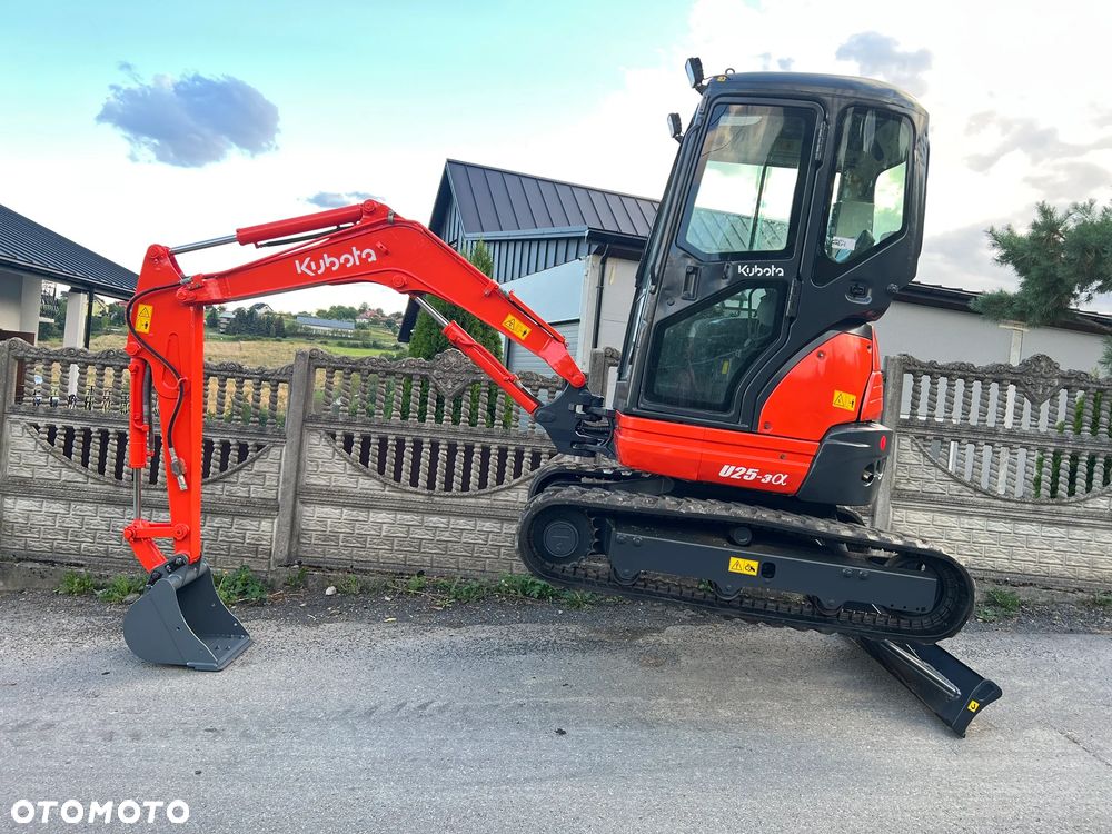 Kubota U25-3α | Minikoparka KUBOTA U25 | Zerowy Obrys | Waga 3 Tony | Mini Koparka 2.5 Tony | - 15