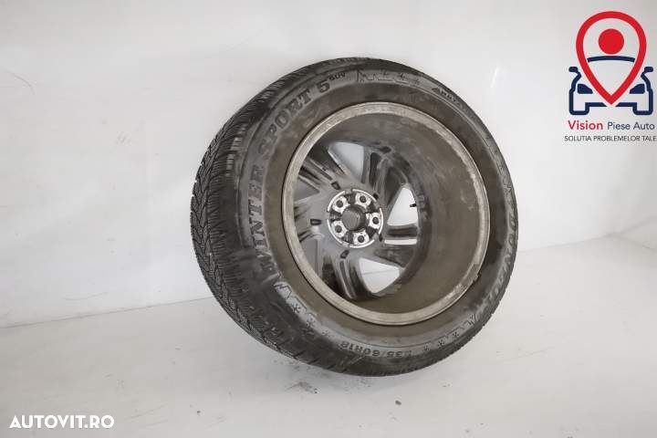 Janta Originala In Stare Buna 8J R18 ET 45 Cu Anvelopa Dunlop Land Rov - 5