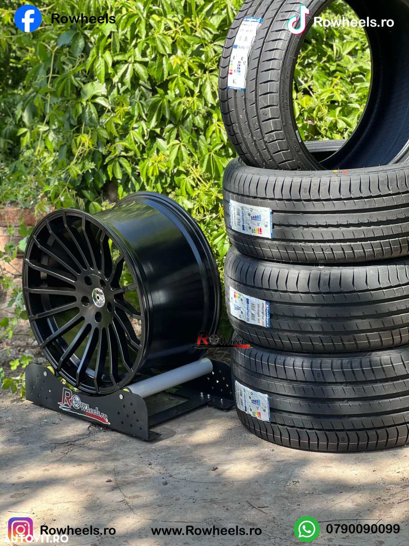 Jante Hamann Porsche Cayenne 22 R22 Black Anvelope vara - 2