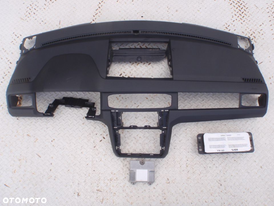 VW CADDY 4 IV 2K5 DESKA KONSOLA KOKPIT PULPIT PÓŁKA PARAPET AIRBAG AIR BAG - 3