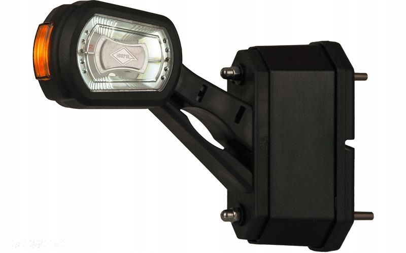 LAMPA OBRYSOWA LED Z MODUŁEM CZUJNIKA COFANIA 12/24V PRAWA - 1