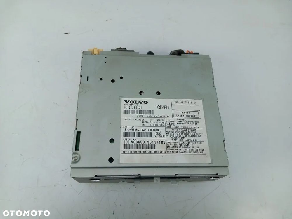 radio fabryczne radioodtwarzacz cd dvd gps volvo s50 v50 2010r 31285824 - 6