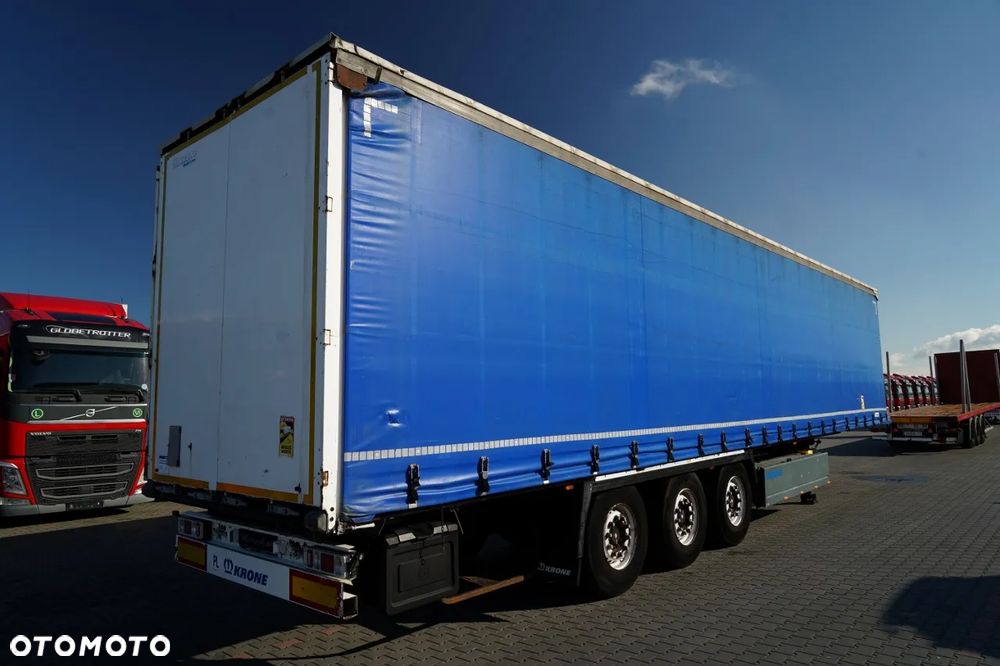 Krone FIRANKA / STANDARD / KOSZ NA PALETY / OŚ PODNOSZONA / SAF - 7