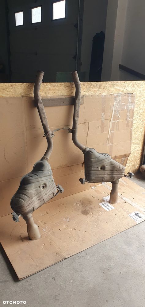 Tłumik końcowy wydech prawy lewy Mercedes ML W164 3.5 V6 A1644906001 A1644905801 - 2