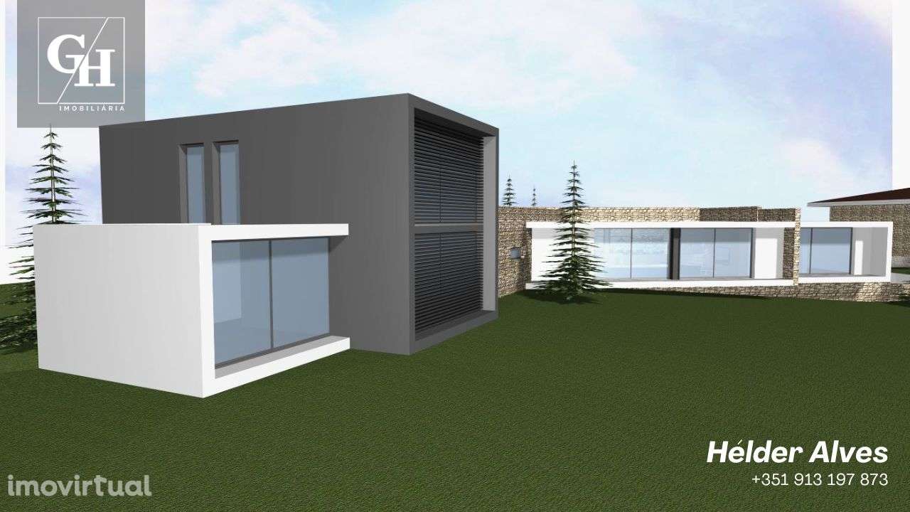 Terreno com moradia em construção - Aceita permuta - Grande imagem: 4/38