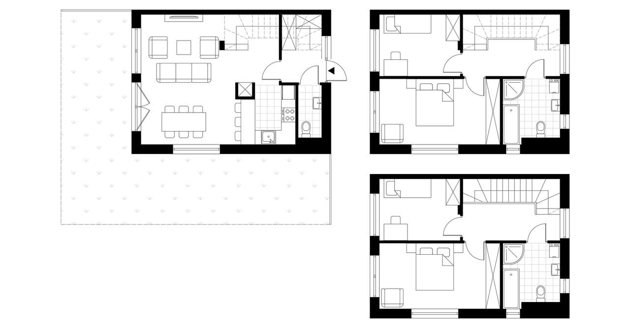 4-pokojowy dom 119m2 + ogródek Bezpośrednio - Pełny obrazek: 4/6