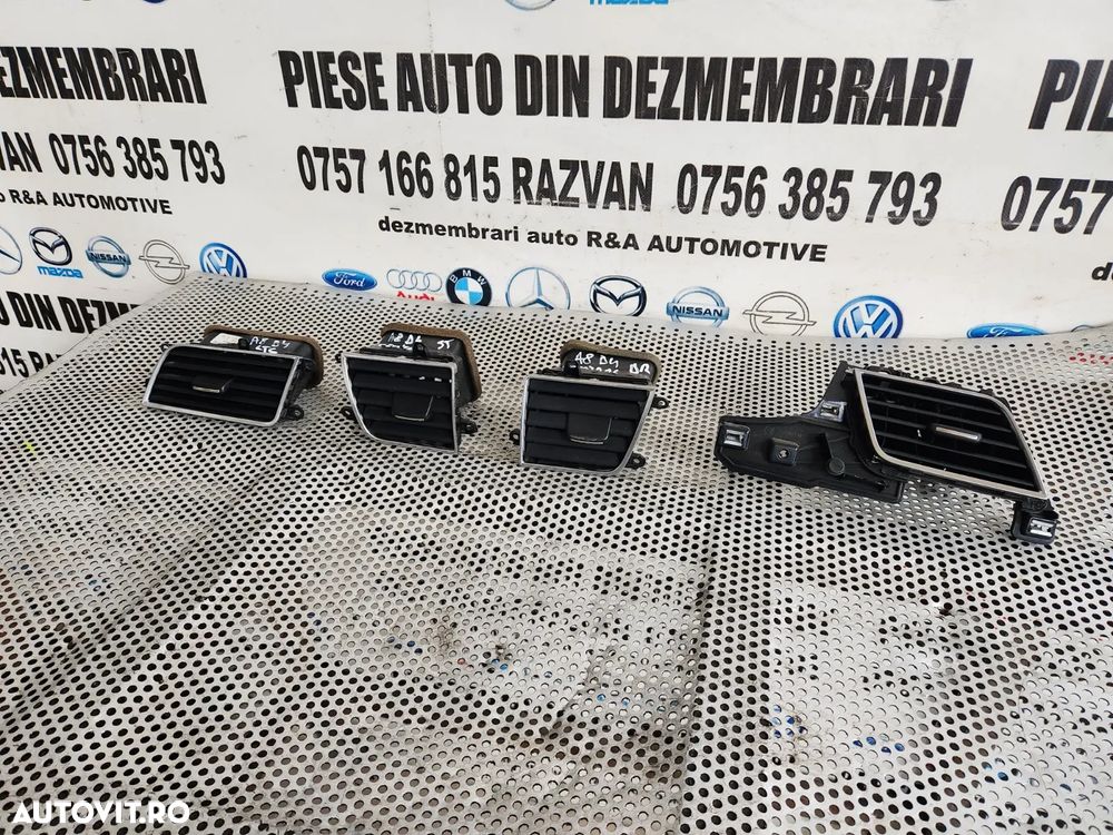 Grile Grila Aerisire Ventilatie Bord Audi A8 4H D4 An 2010-2011-2012-2013-2014-2015-2016-2017 Testa - 3
