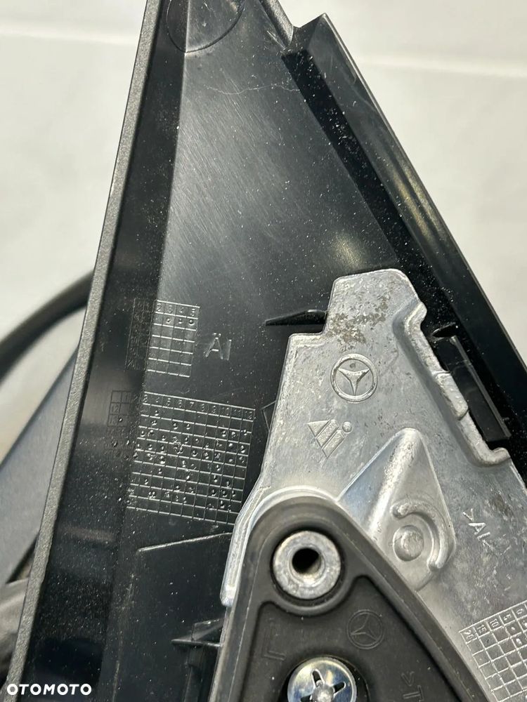 MERCEDES C KLASA W205 LUSTERKO ZEWNĘTRZNE LEWE 7 PIN + 1 PIN ANTENA ASFERYCZNE KOMPLETNE ORYGINAŁ - 13