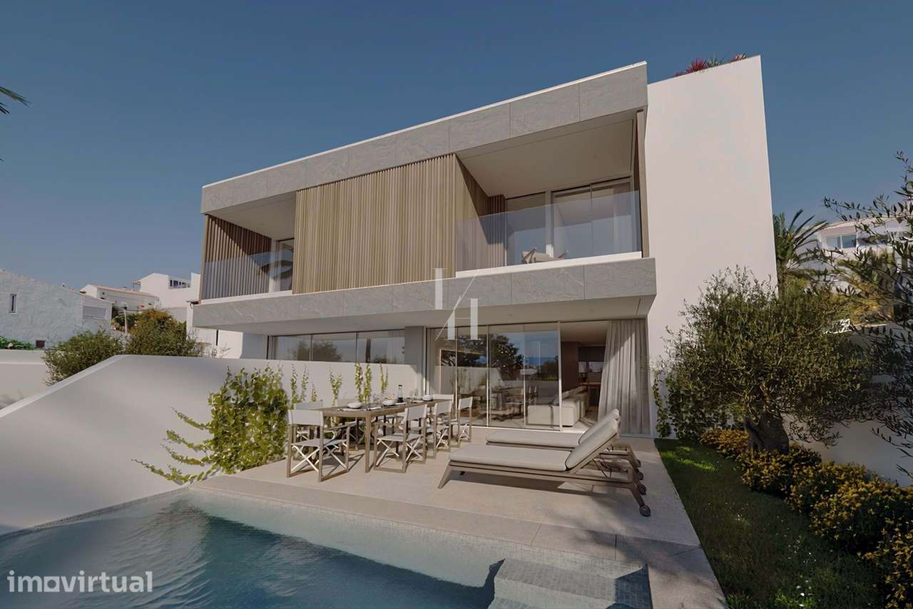 Moradia T3 semi-geminada com piscina e vista mar – Praia da Luz, Lagos - Grande imagem: 3/15