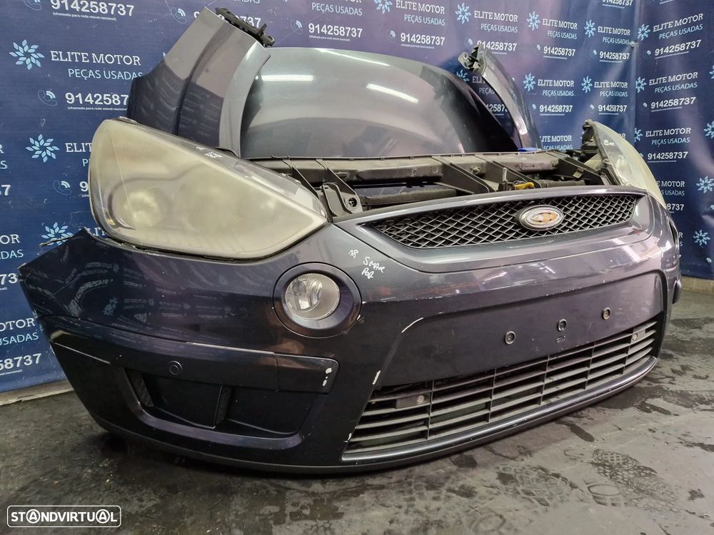 Frente completa usada FORD S-MAX 2.0 TDCI capot parachoques oticas guardalamas - 5