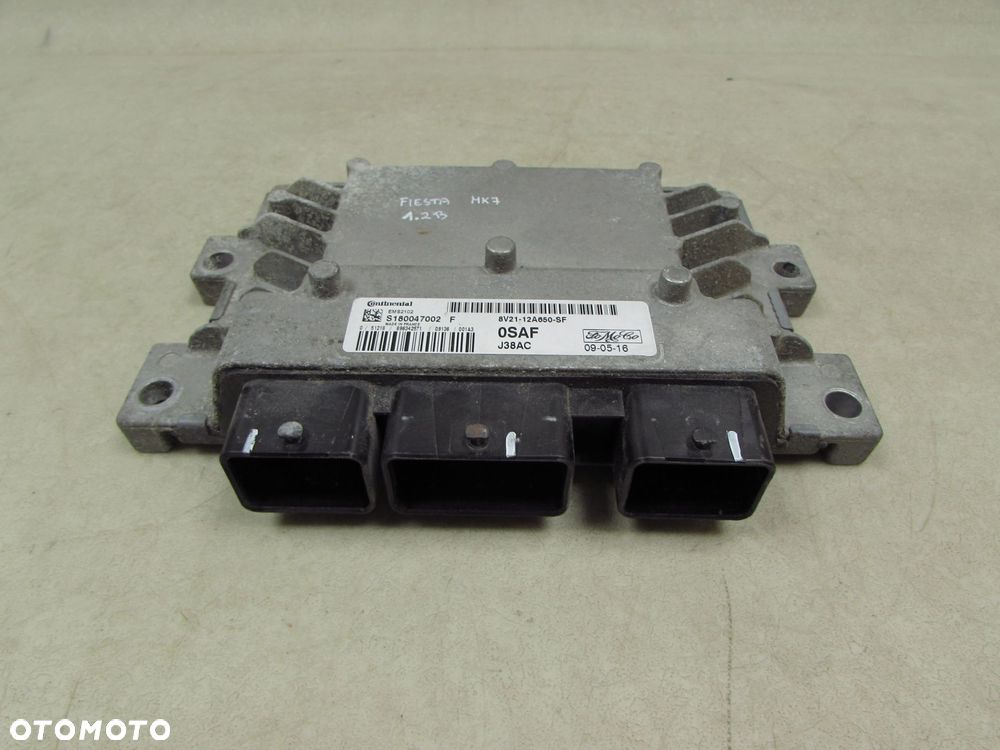 FORD FIESTA MK7 1.2B 08-17 KOMPUTER STEROWNIK 8V21-12A650-SF S180047002F - 1