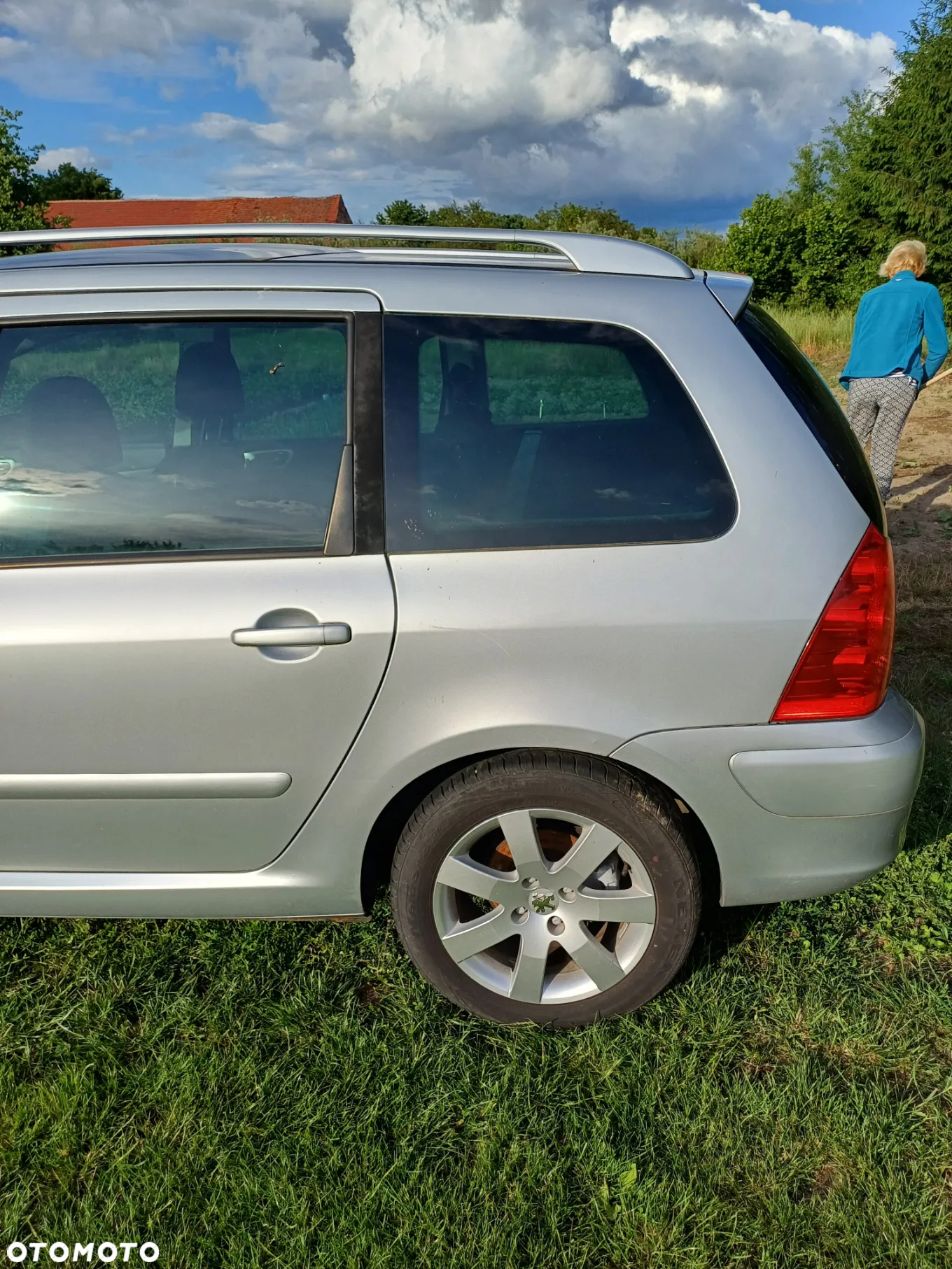 Drzwi Peugeot 307 sw 2007 EZRC stan bdb kombi - 4