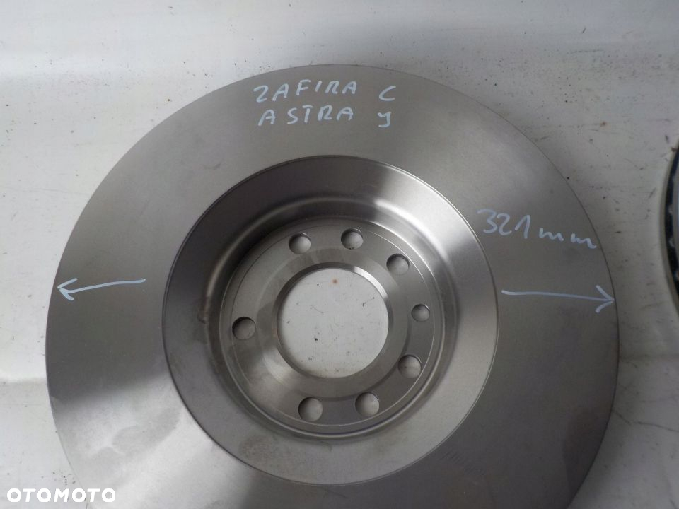 ASTRA J IV 4 ZAFIRA C TARCZE HAMULCOWE PRZÓD ORYG - 2