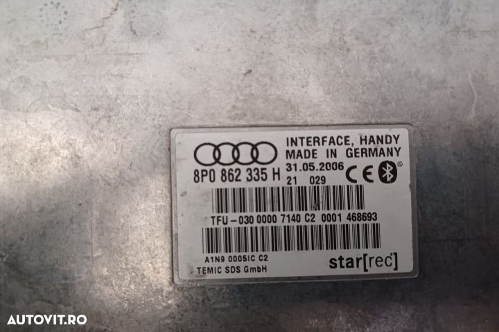 Modul Bluetooth 8P0862335H 8P0862335H Audi A3 8P/8PA [facelift] [2004 - 4